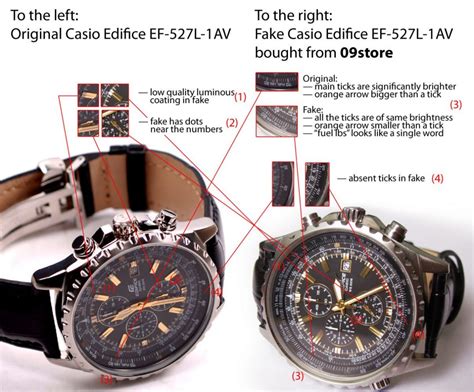 how to identify fake casio edifice watch|casio edifice.